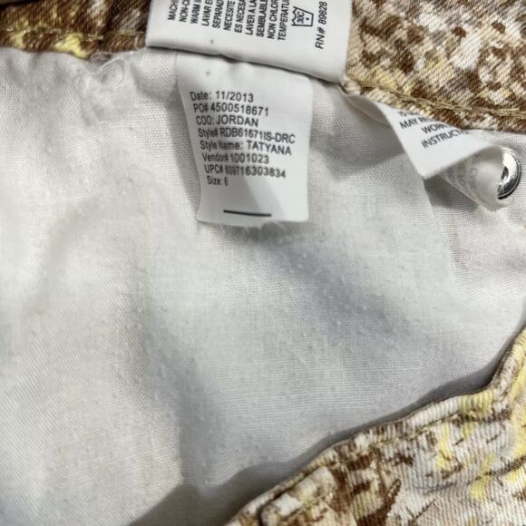 Bandolino Jeans Tatyana Capri Pants Women's 6 Super Stretch Slim Fit Multicolor - Picture 10 of 16